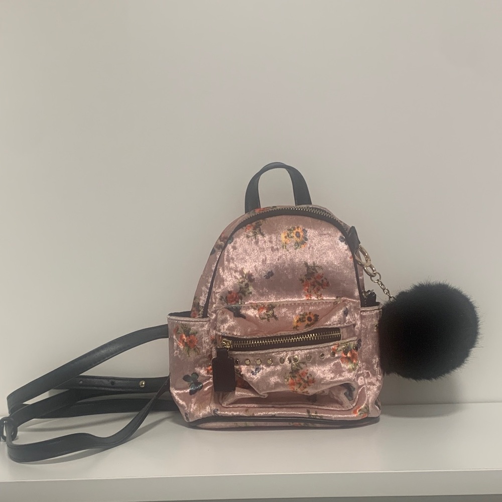 Floral Pink Mini Backpack